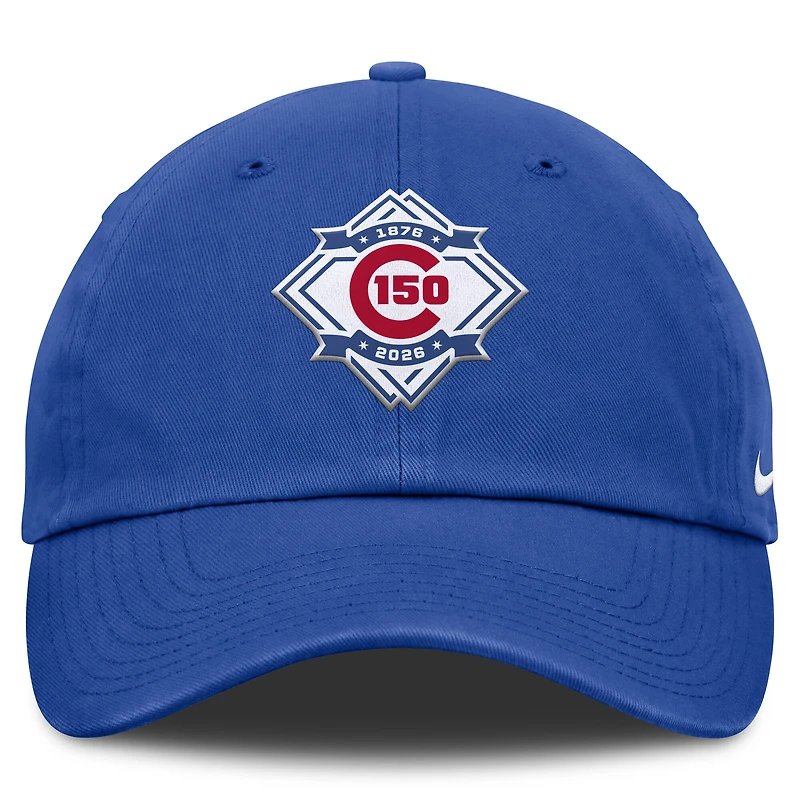 Men's Nike Royal Chicago Cubs 150th Anniversary Club Adjustable Hat