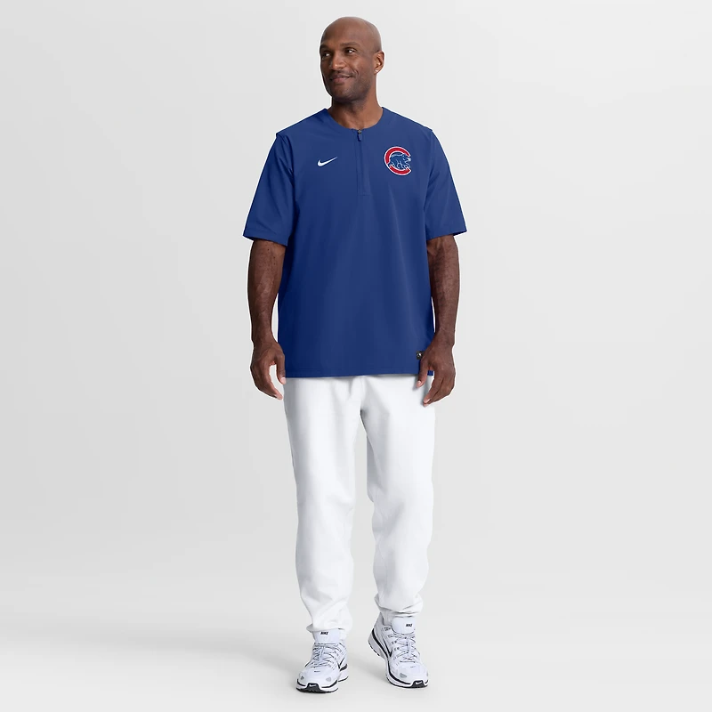 Men's Nike Royal Chicago Cubs Authentic Collection Dri-FIT Quarter-Zip Windshirt