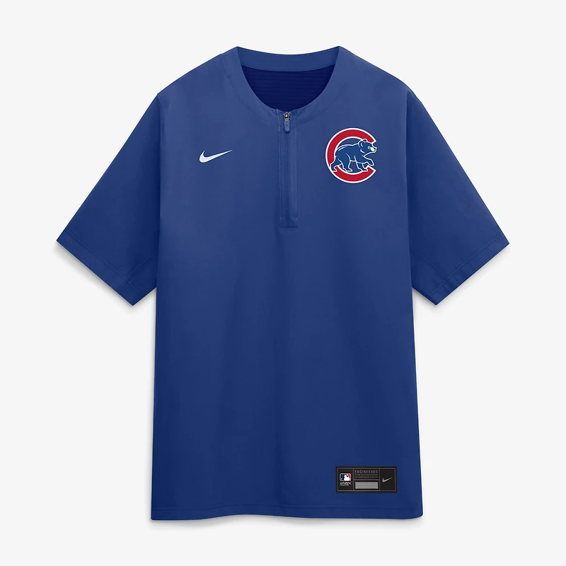 Men's Nike Royal Chicago Cubs Authentic Collection Dri-FIT Quarter-Zip Windshirt