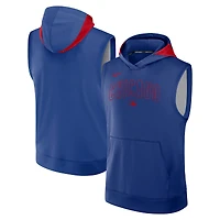 Sweat à capuche sans manches Nike Royal Chicago Cubs Authentic Collection Dri-FIT pour homme