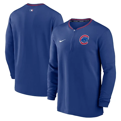 Men's Nike Royal Chicago Cubs Authentic Collection Performance Half-Zip Top