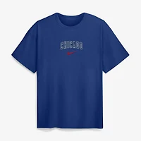 T-shirt Nike Max90 pour homme, bleu royal, Chicago Cubs, nom de la ville