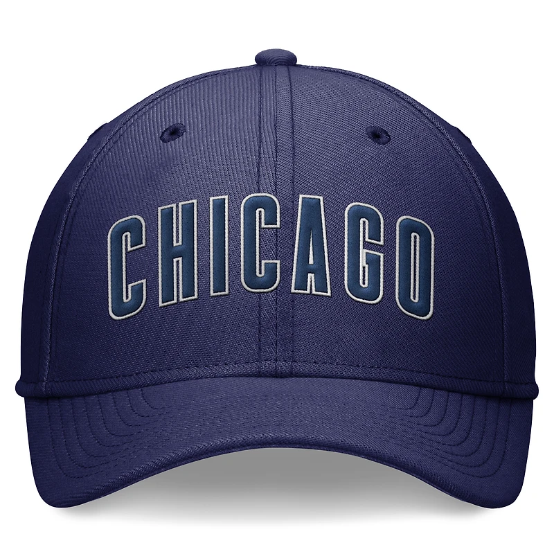 Casquette Nike Royal Chicago Cubs Performance Flex pour homme