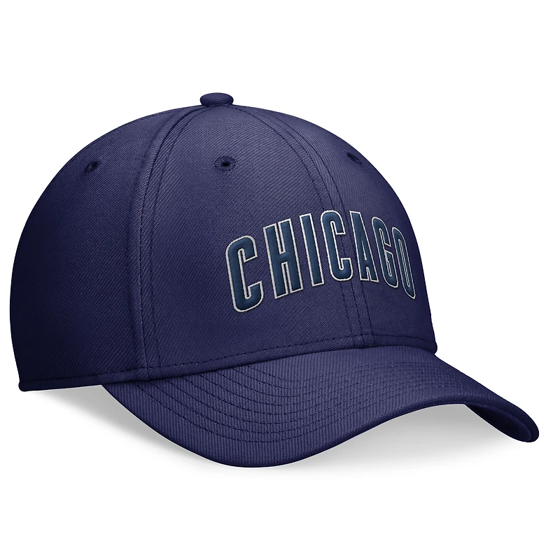 Casquette Nike Royal Chicago Cubs Performance Flex pour homme