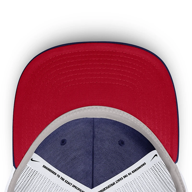 Casquette trucker ajustable Nike Royal Chicago Cubs Primetime Club pour homme