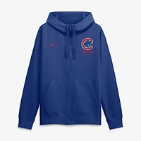 Sweat à capuche zippé Nike Royal Chicago Cubs Primetime Lockup pour homme