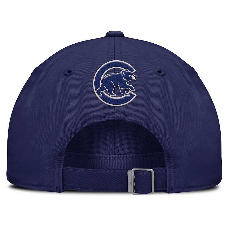 Casquette ajustable Nike Royal Chicago Cubs Statement Club pour homme
