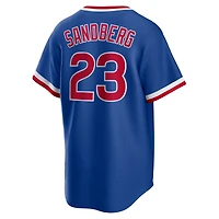 Maillot de joueur Nike Ryne Sandberg Royal Chicago Cubs Road Cooperstown Collection pour homme
