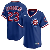 Maillot Nike Ryne Sandberg Royal pour homme, collection limitée Chicago Cubs Throwback Cooperstown