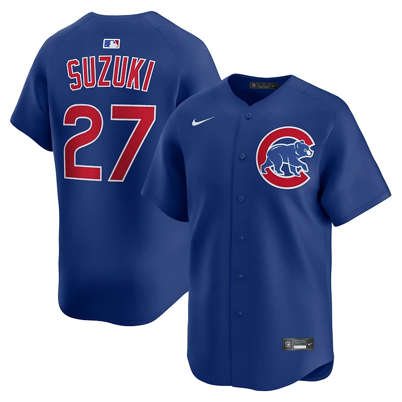 Maillot Nike Seiya Suzuki Royal Chicago Cubs Alternate Limited pour homme