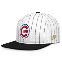 Men's Nike White/Black Chicago Cubs Cooperstown Collection Pro Adjustable Hat