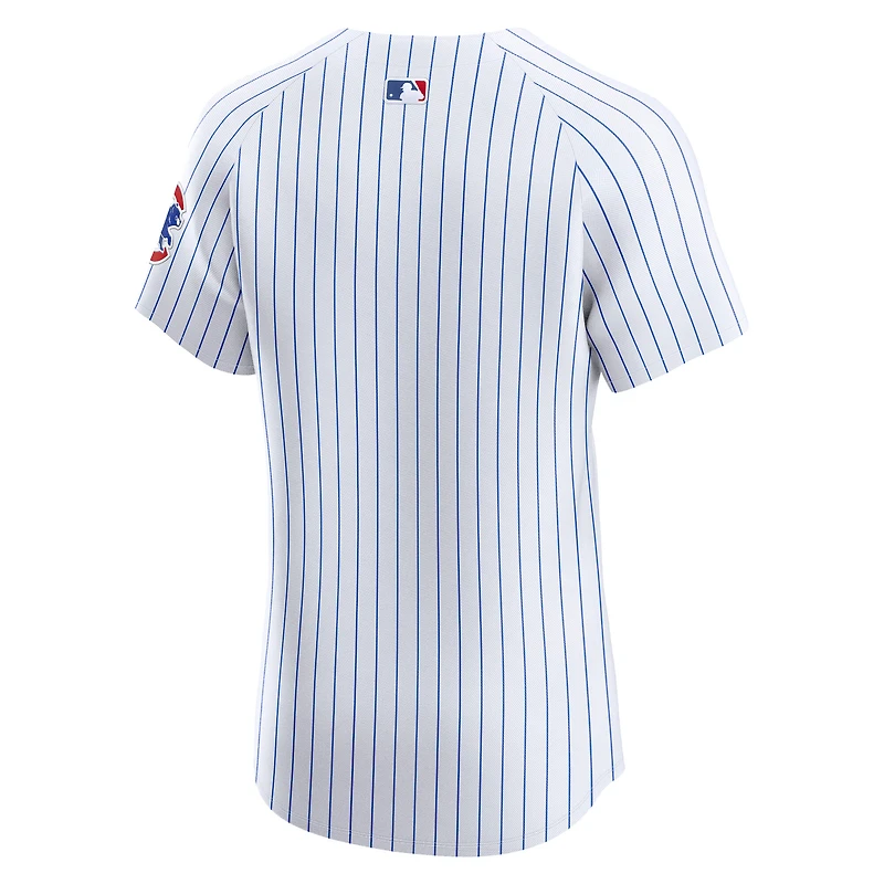 Maillot Nike blanc domicile Elite des Chicago Cubs pour homme