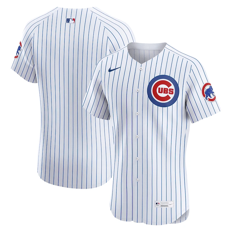 Maillot Nike blanc domicile Elite des Chicago Cubs pour homme