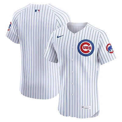 Maillot Nike blanc domicile Elite des Chicago Cubs pour homme