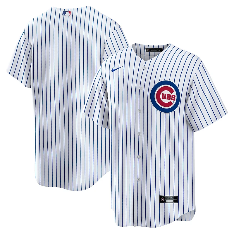 Maillot de l'équipe réplique domicile des Chicago Cubs Nike blanc pour homme