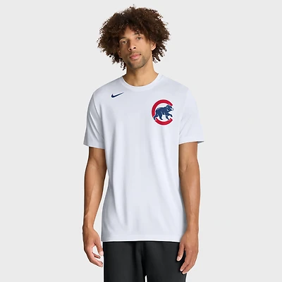 T-shirt Nike Dri-FIT blanc Chicago Cubs New Legend pour homme