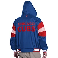 Men's Pro Player Royal/Red Chicago Cubs Legacy Lightweight Full-Zip Hooded Jacket