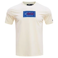 Men's Pro Standard Cream Chicago Cubs Club Member Badge T-Shirt