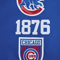 Men's Pro Standard Royal Chicago Cubs Fast Lane Full-Zip Track Jacket