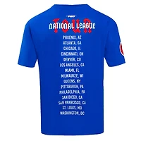 Men's Pro Standard Royal Chicago Cubs Oversized City Tour T-Shirt