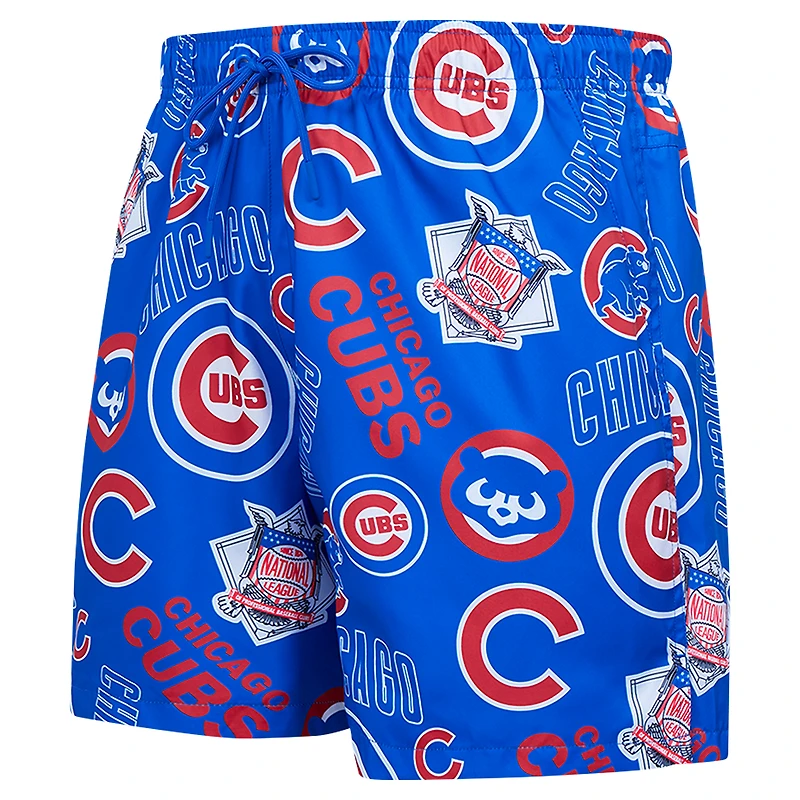 Short tissé avec logo pour hommes Pro Standard Royal Chicago Cubs Toss