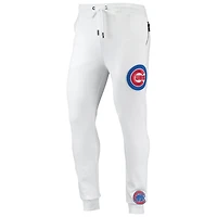 Pantalon de jogging blanc Pro Standard des Chicago Cubs avec logo l'équipe pour homme