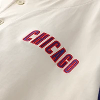 Men's Profile  Cream Chicago Cubs Big & Tall Full-Button Jersey