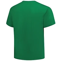 T-shirt celtique grand et pour homme avec profil Kelly Green Chicago Cubs