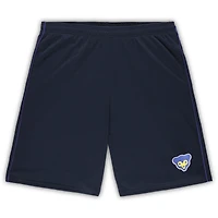 Men's Profile Navy Chicago Cubs Big & Tall Cooperstown Collection Mesh Shorts