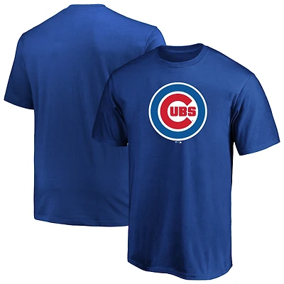 Profil pour hommes Royal Chicago Cubs Big & Tall T-shirt avec logo principal