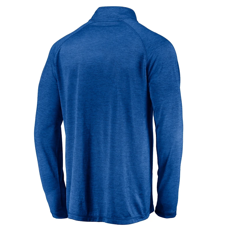 Haut raglan à quart de zip pour hommes Profile Royal Chicago Cubs Big & Tall