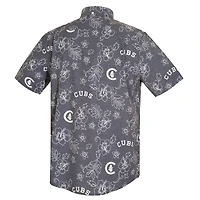 Haut à boutons en mélange de trois matières Reyn Spooner bleu marine Chicago Cubs Cooperstown Kekai Performance pour homme