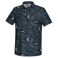 Polo de performance Reyn Spooner bleu marine Chicago Cubs Cooperstown Pua pour homme