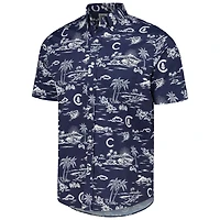 Chemise boutonnée Kekai bleu marine Reyn Spooner pour homme