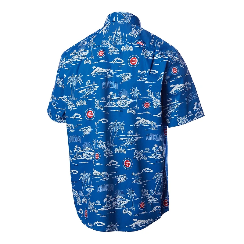 Chemise boutonnée Reyn Spooner Royal Chicago Cubs Kekai pour hommes