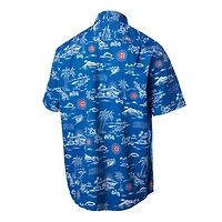 Chemise boutonnée Reyn Spooner Royal Chicago Cubs Kekai pour hommes