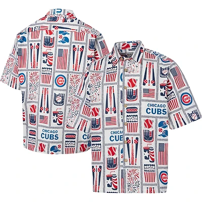 Chemise boutonnée américaine Reyn Spooner Chicago Cubs Americana pour homme
