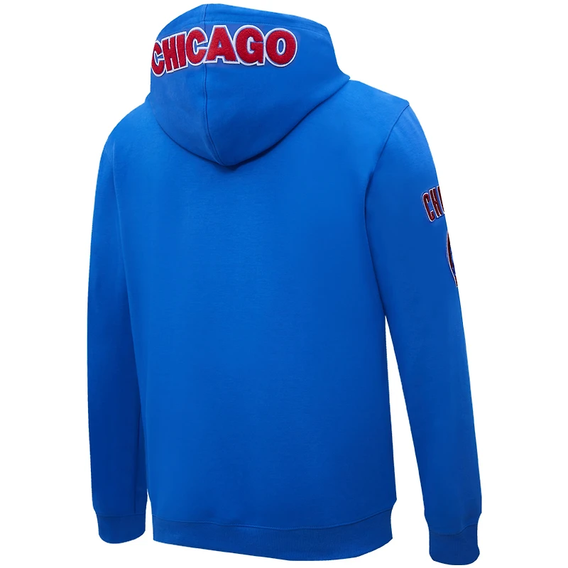 Chandail à capuchon enfiler avec logo Royal Chicago Cubs Pro Standard pour homme