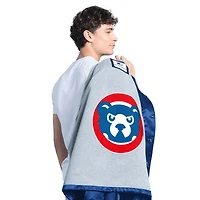 Men's Starter  Royal Chicago Cubs Cooperstown Collection Point Man Full-Snap Coaches Jacket