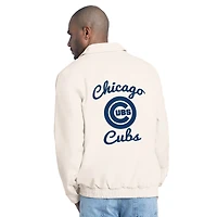 Men's Starter  White Chicago Cubs Franchise Lightweight Full-Zip Jacket
