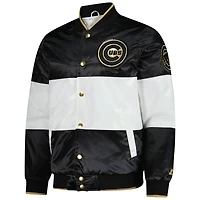 Veste blanche à boutons-pression Starter pour homme des Chicago Cubs