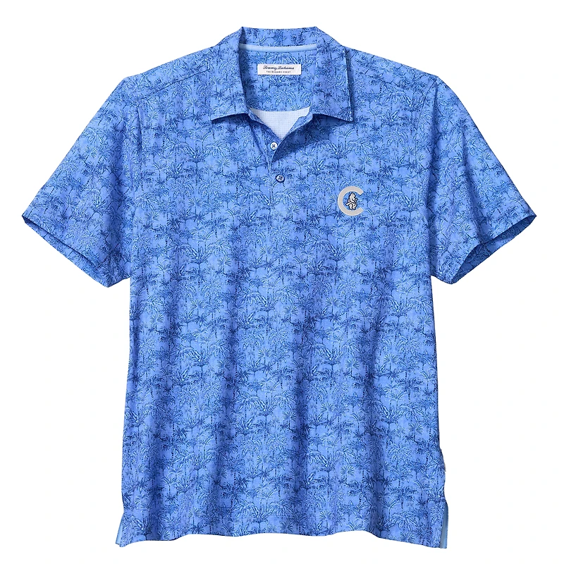Men's Tommy Bahama Blue Chicago Cubs Coast Palm Retreat IslandZone Polo