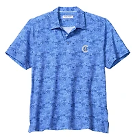 Men's Tommy Bahama Blue Chicago Cubs Coast Palm Retreat IslandZone Polo