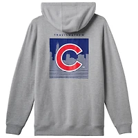 Men's TravisMathew Gray Chicago Cubs Cloud Pullover Hoodie