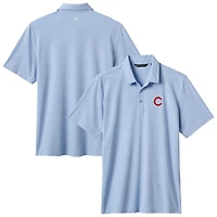 Polo tri-blend TravisMathew Royal pour homme des Chicago Cubs Playoff Pitch
