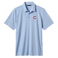 Polo tri-blend TravisMathew Royal pour homme des Chicago Cubs Playoff Pitch