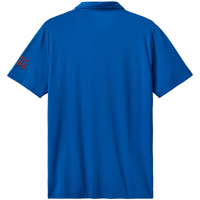 Men's TravisMathew Royal Chicago Cubs The Heater Polo