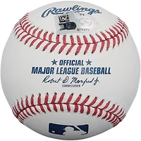 Balle de baseball Moisés Ballesteros des Cubs de Chicago avec inscription « Débuts en MLB le 13/05/25 »