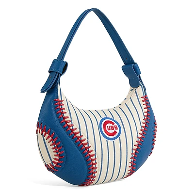 Montana West  Chicago Cubs White Shoulder Hobo Bag