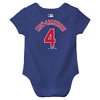 Newborn & Infant Nike Pete Crow-Armstrong Royal Chicago Cubs Name Number Bodysuit